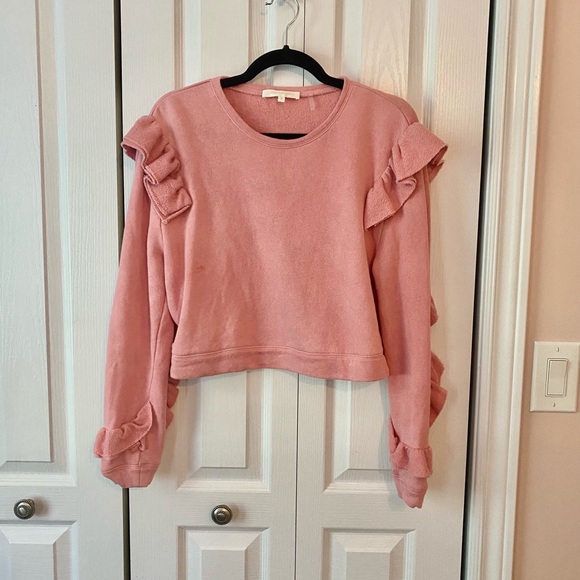 Loveshackfancy Corinne ruffle sweatshirt - Picture 4 of 9